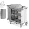 Carro de Housekeeping Magic Hotel 880B con protector de paredes